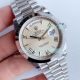 Swiss ETA3255 Noob Rolex Day-Date 41mm Watch SS Silver Quadrant Motif Roman (2)_th.jpg